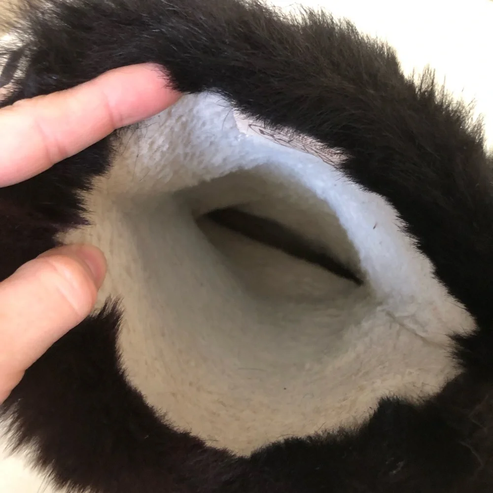 Pajar Black Fur-Lined Winter Boots Womens preowned size 8 - Picture 12 of 13